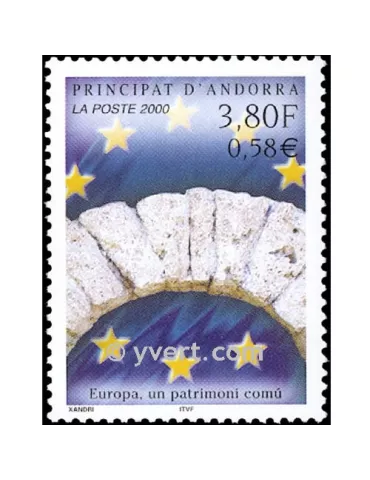 n° 537 - Timbre Andorre Poste