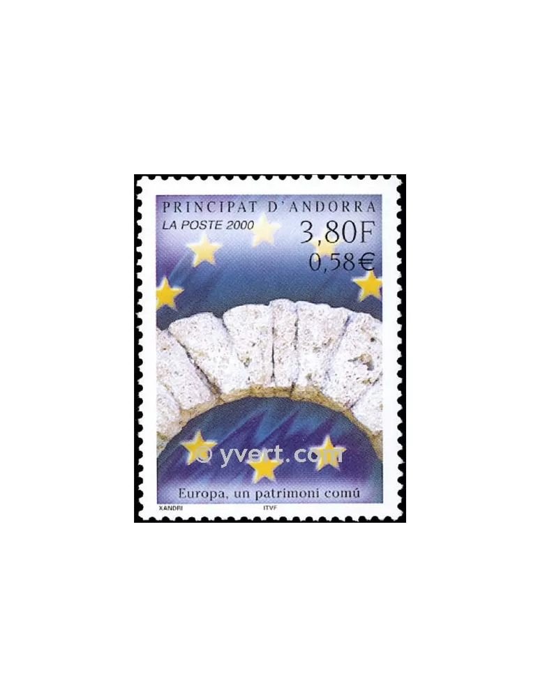 n° 537 - Timbre Andorre Poste