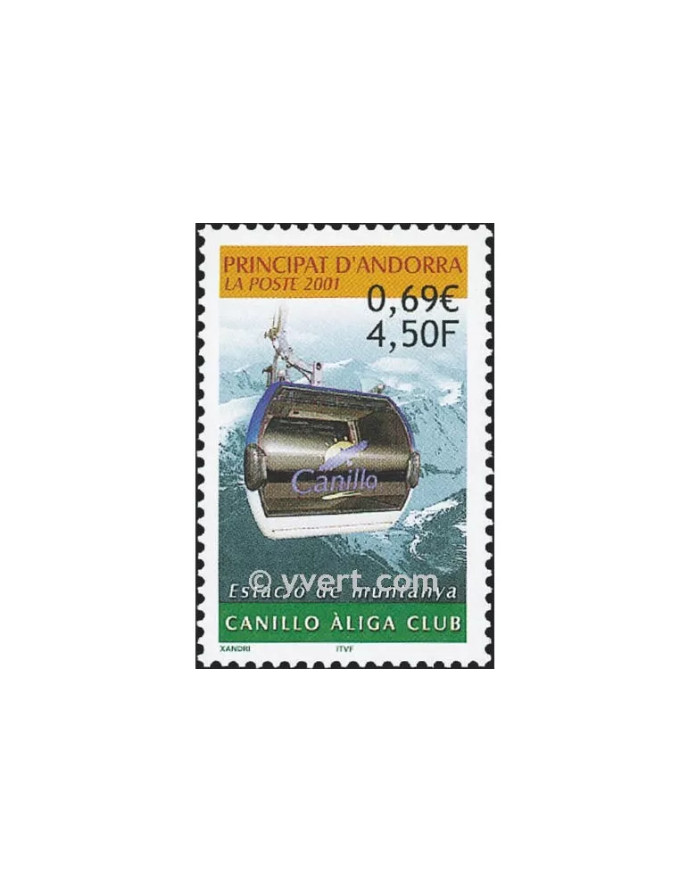 n° 540 - Timbre Andorre Poste