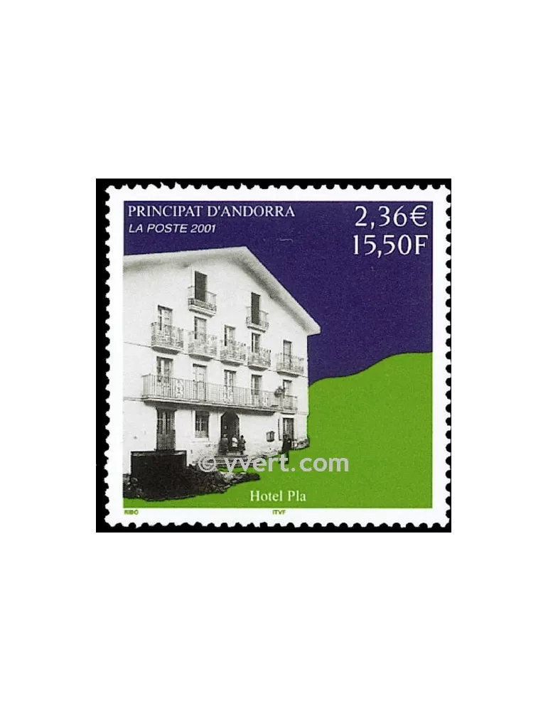 n° 553 - Timbre Andorre Poste