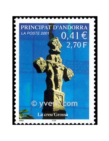 n° 554 - Timbre Andorre Poste