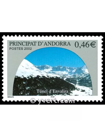 n° 572 - Timbre Andorre Poste