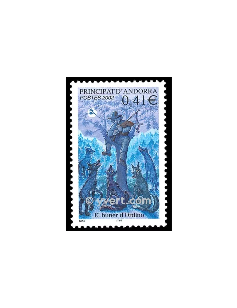 n° 573 - Timbre Andorre Poste