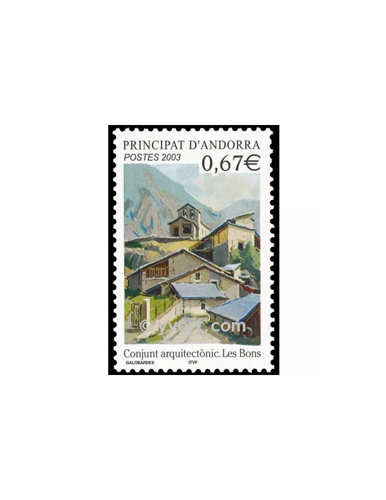 n° 578 - Timbre Andorre Poste