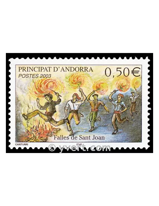 n° 581 - Timbre Andorre Poste