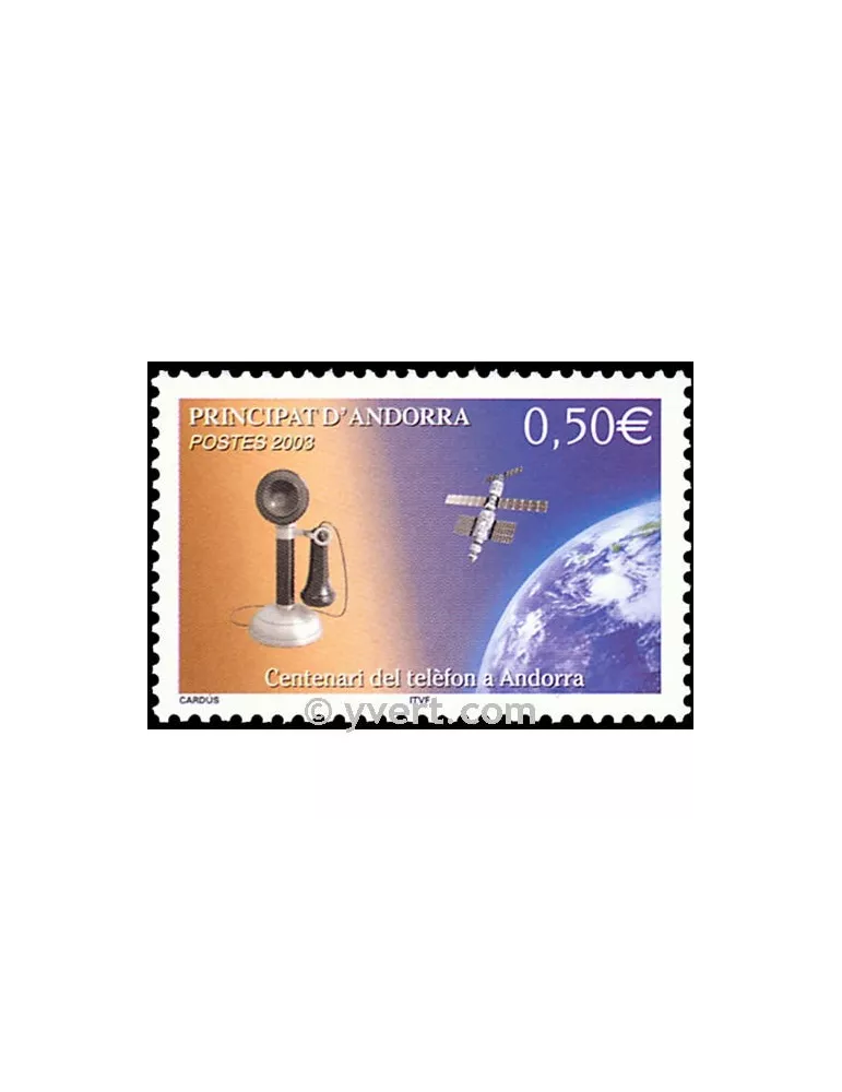 n° 586 - Timbre Andorre Poste