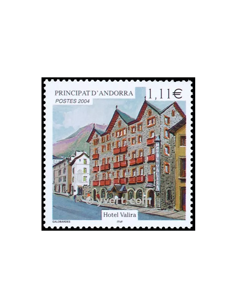 n° 593 - Timbre Andorre Poste