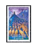 n° 595 - Timbre Andorre Poste