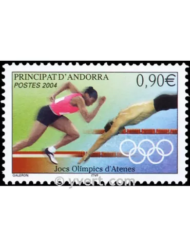 n° 598 - Timbre Andorre Poste