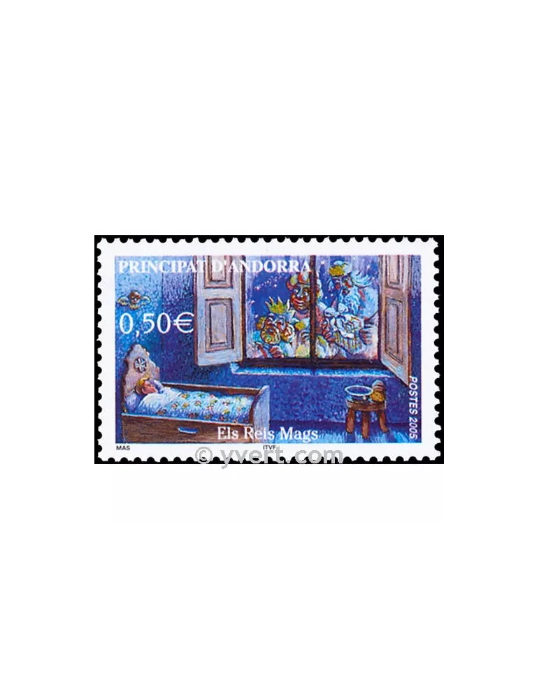 n° 604 - Timbre Andorre Poste