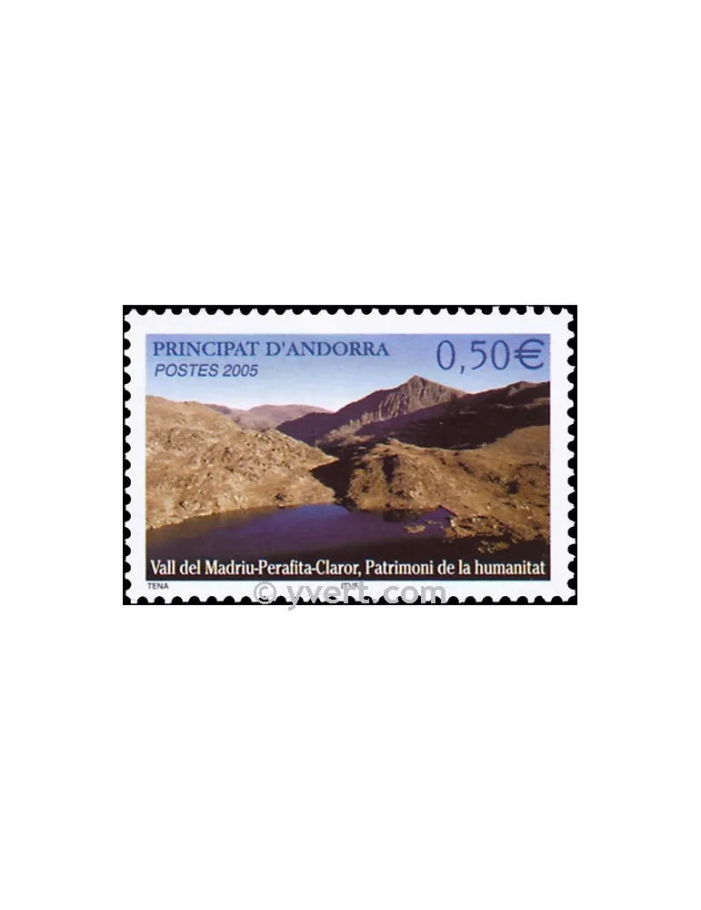 n° 605 - Timbre Andorre Poste