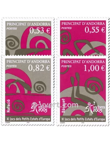 n° 609/612 - Timbre Andorre Poste