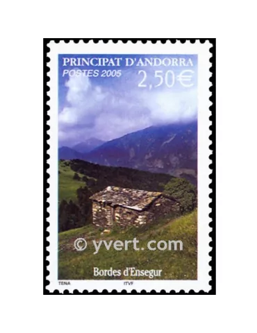 n° 613 - Timbre Andorre Poste