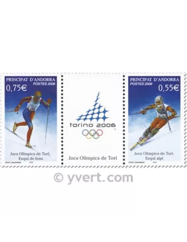 n° 622/623 - Timbre Andorre Poste