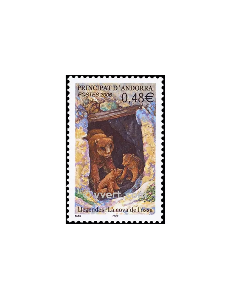 n° 626 - Timbre Andorre Poste