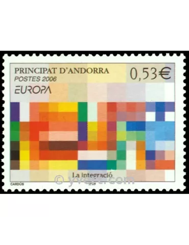 n° 627 - Timbre Andorre Poste