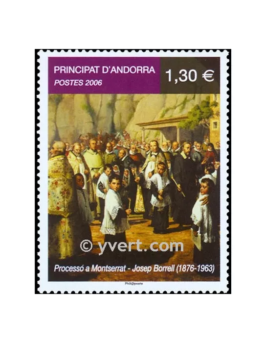 n° 631 - Timbre Andorre Poste