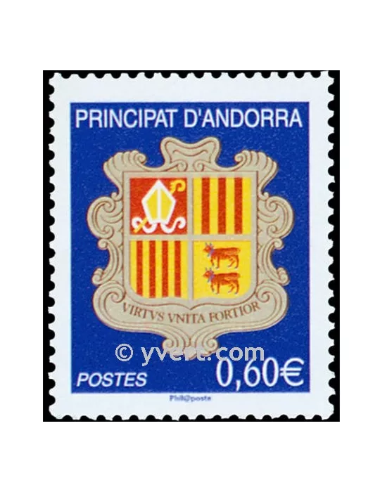 n° 633 - Timbre Andorre Poste