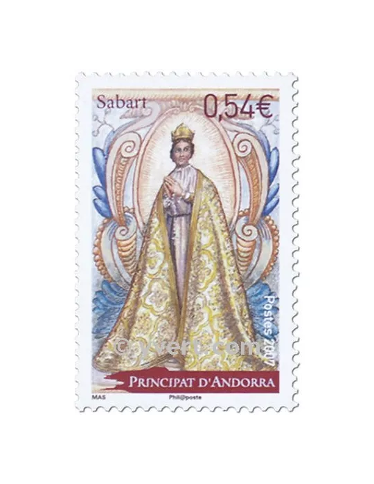 n° 641/642 - Timbre Andorre Poste