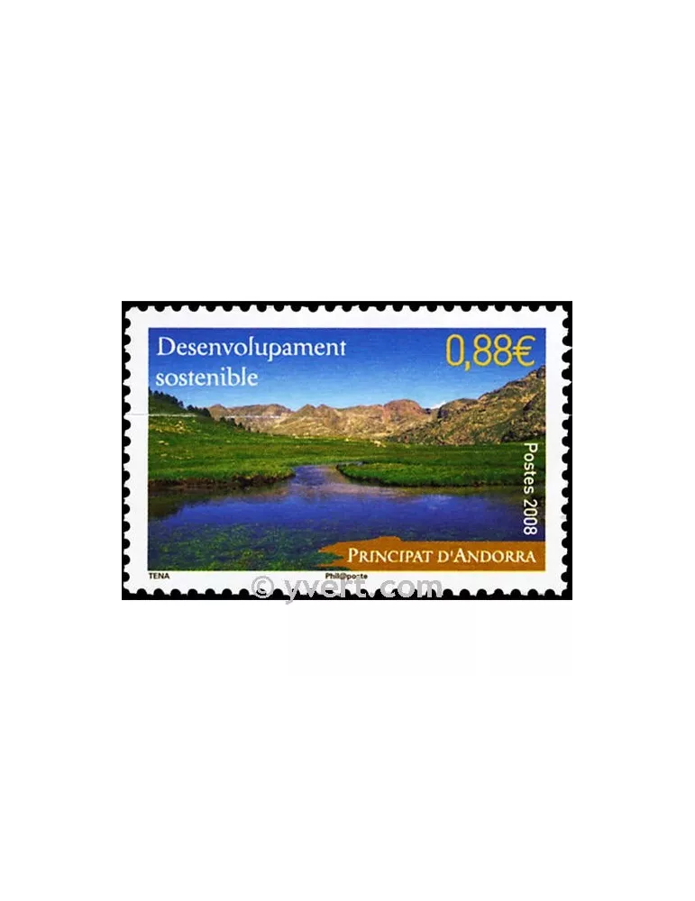 n° 663 - Timbre Andorre Poste