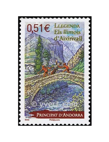 n° 669 - Timbre Andorre Poste