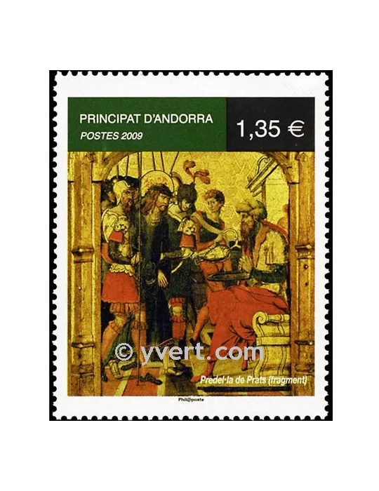 n° 672 - Timbre Andorre Poste