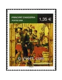 n° 672 - Timbre Andorre Poste