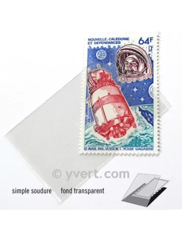 Pochettes simple soudure - Lxh:32x53mm (Fond transparent) 2