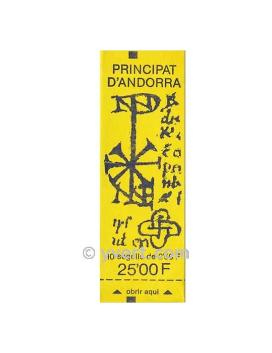 n° 4 - Timbre Andorre Carnets