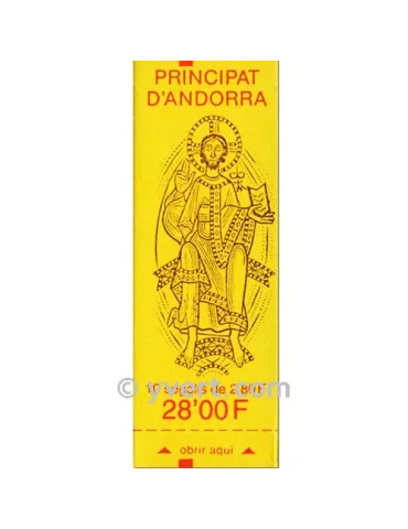 n° 5 - Timbre Andorre Carnets