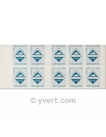 n° 7 - Timbre Andorre Carnets