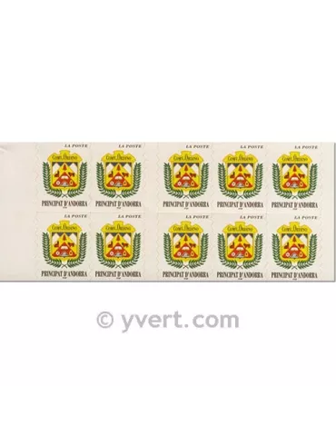 n° 8 - Timbre Andorre Carnets