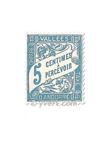n° 17/20 - Timbre Andorre Taxe