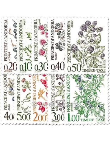 n° 53/62 - Timbre Andorre Taxe