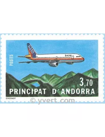 n° 1 - Timbre Andorre Aérogramme