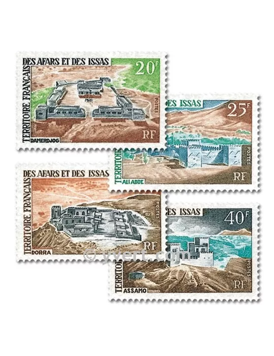 n° 337/340 - Timbre Afars et Issas Poste