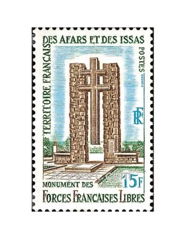 n° 347 - Timbre Afars et Issas Poste