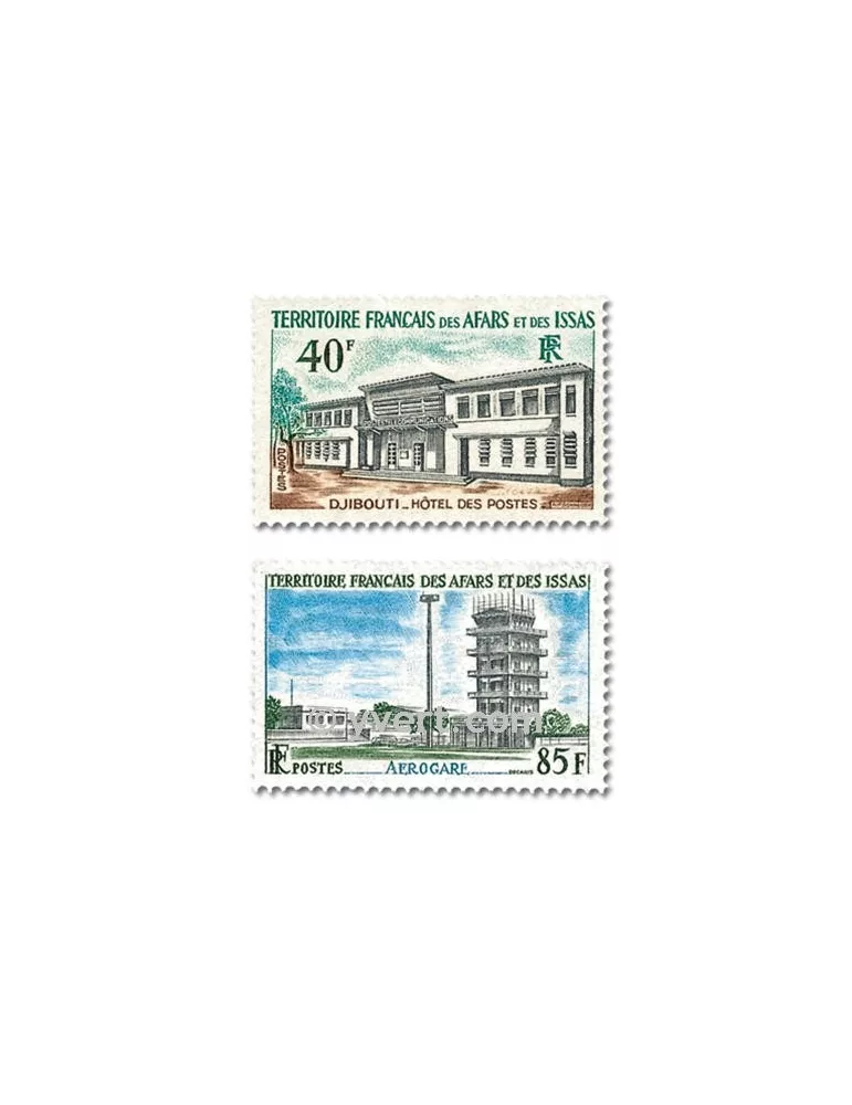 n° 355/356 - Timbre Afars et Issas Poste