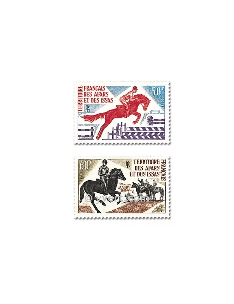 n° 365/366 - Timbre Afars et Issas Poste