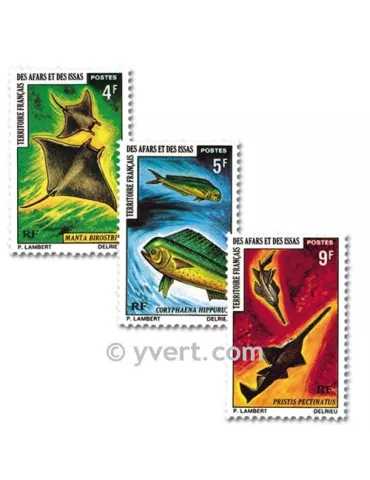 n° 372/374 - Timbre Afars et Issas Poste