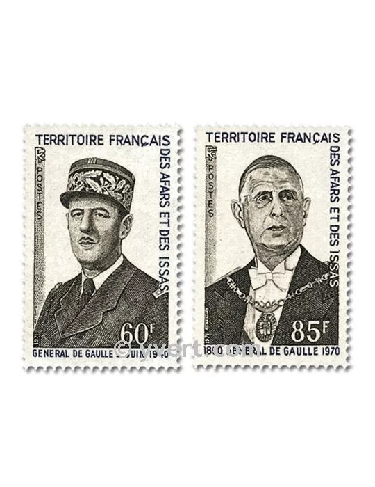 n° 375/376 - Timbre Afars et Issas Poste