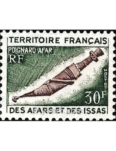 n° 383 - Timbre Afars et Issas Poste