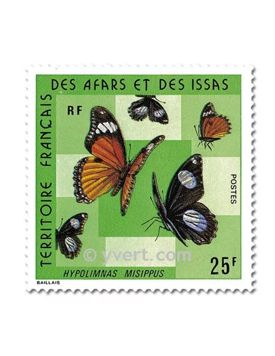n° 404/405 - Timbre Afars et Issas Poste