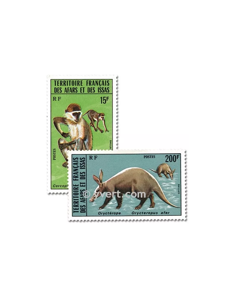 n° 408/409 - Timbre Afars et Issas Poste