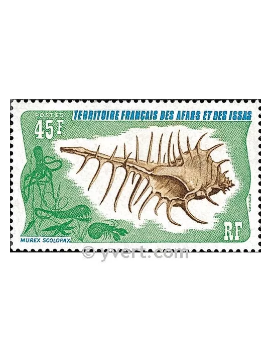 n° 414 - Timbre Afars et Issas Poste