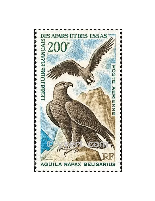 n° 56 - Timbre Afars et Issas Poste aérienne