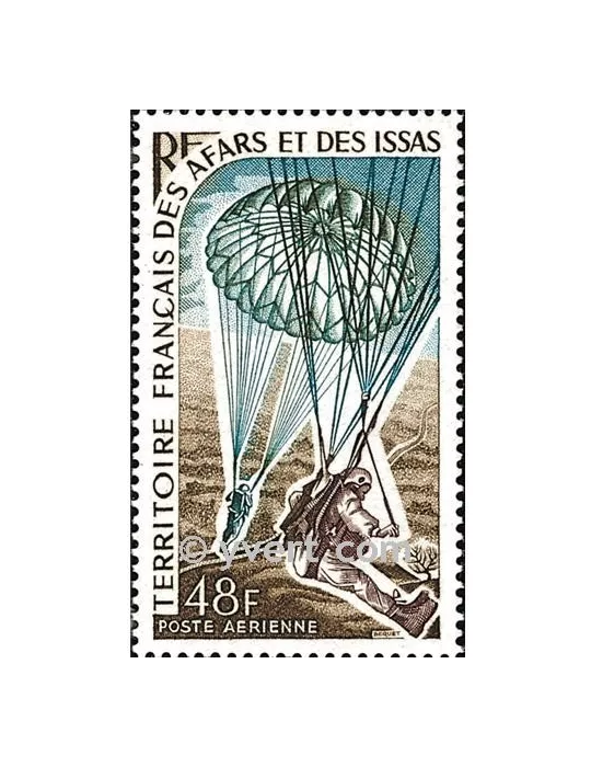 n° 57 - Timbre Afars et Issas Poste aérienne
