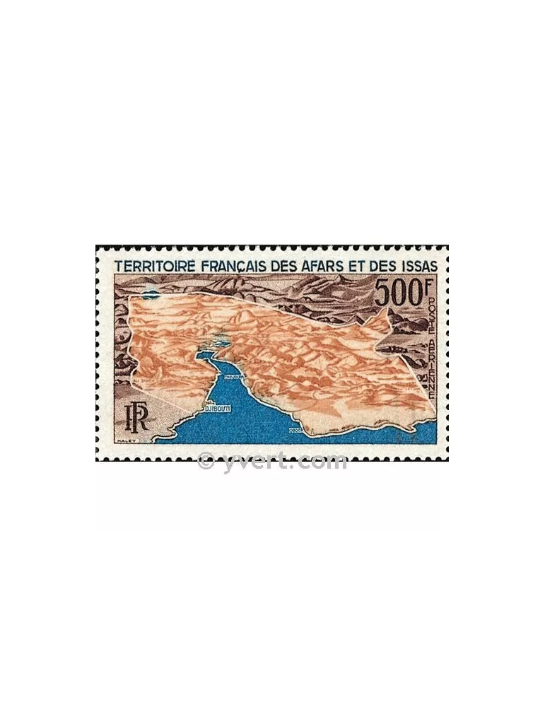 n° 59 - Timbre Afars et Issas Poste aérienne
