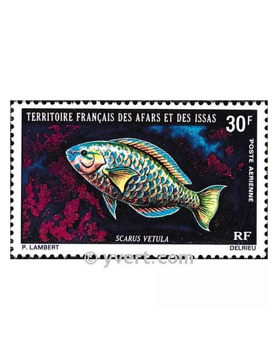 n° 66 - Timbre Afars et Issas Poste aérienne