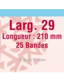 Bandes simple soudure - 29mm (Fond transparent)